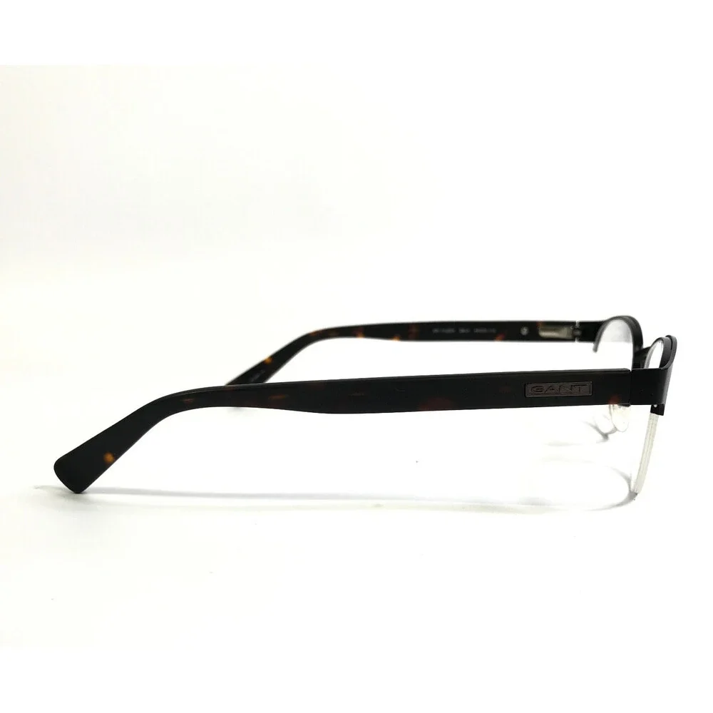 GANT Rugger Eyeglasses Frames GR TILDEN SBLK Satin Black Half Rim 49-20-140